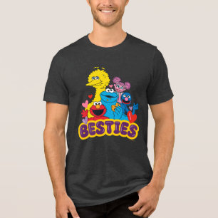 Camiseta Triblenda Sesame Street Valentine Besties