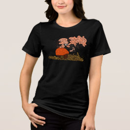 Camiseta Triblenda Seta Puffball Helicóptero