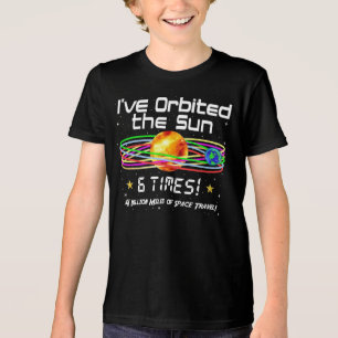 Camiseta Triblenda Sexto cumpleaños! 6.ª órbita del Sol