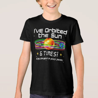 Camiseta Triblenda Sexto cumpleaños! 6.ª órbita del Sol