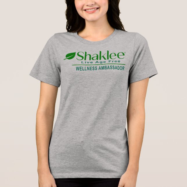 Camiseta Triblenda Shaklee Wellness Ambassador (Anverso)