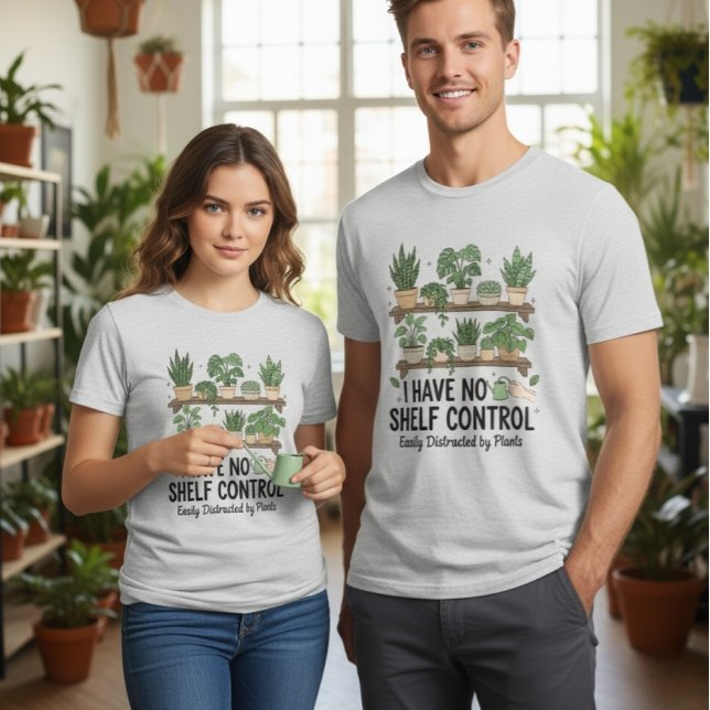 Camiseta Triblenda Shelf Control Succulent Lover Funny Plant T-Shirt  (Subido por el creador)
