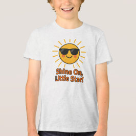 Camiseta Triblenda Shine On Little Star Cute Sun Design