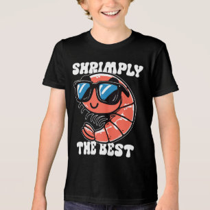 Camiseta Triblenda Shrimply El Mejor Divertido De Pun De Camarón