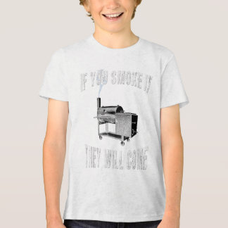 Camiseta Triblenda Si Fumas, Vendrán A La Parrilla De Bbq _1