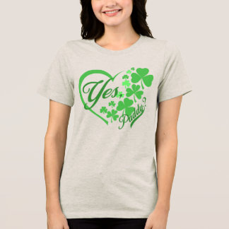 Camiseta Triblenda Sí Mujeres Paddy Sí Paddy Baby Funny St Patricks