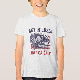 Camiseta Triblenda Si pierdes estamos recuperando a Estados Unidos, T