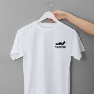 Camiseta Triblenda Si Puedes Leer Esto Estoy Demasiado Bajo Pilot Tee