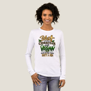 Camiseta Triblenda Sí, soy cristiano y vegano…