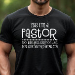 Camiseta Triblenda Sí, soy un pastor gracioso sermón religioso<br><div class="desc">Sí,  soy un pastor gracioso sermón religioso camiseta</div>