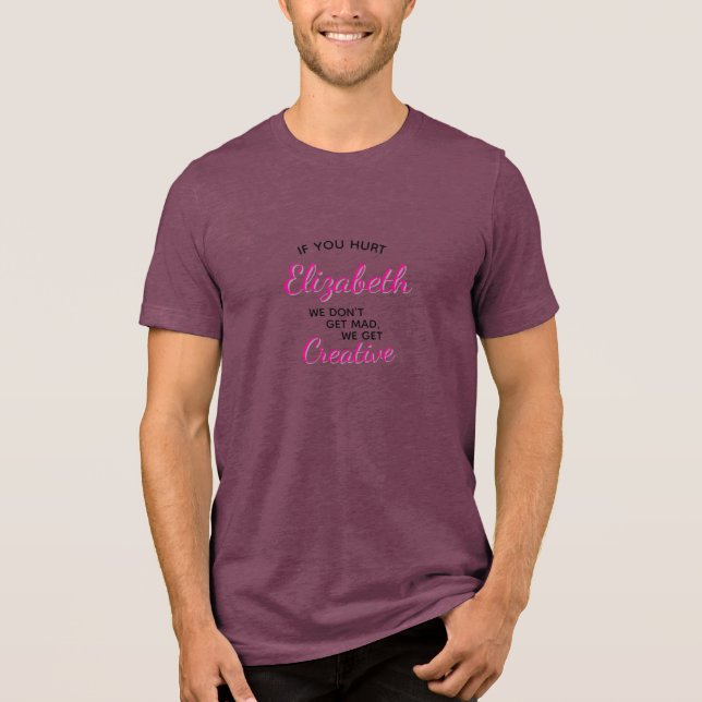 Camiseta Triblenda Si te lastiman nos volvemos creativos (Anverso)