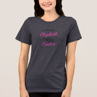 Camiseta Triblenda Si tú lastimas nos volvemos creativos