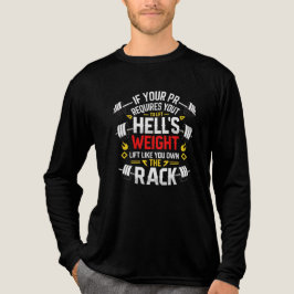 Camiseta Triblenda Si tu motivación para el gimnasio de pr cita con t