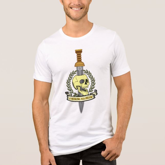 Camiseta Triblenda Si Vis Pacem, Para Bellum.. Skull (Anverso)