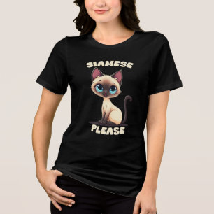 Camiseta Triblenda Siamese Por Favor