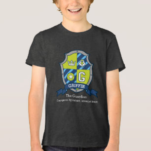Camiseta Triblenda Significado del nombre Griffin caballeros escudo v