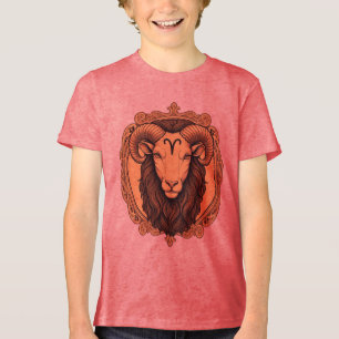 Camiseta Triblenda Signo zodiaco Aries diseño clásico rojo Sweatshirt