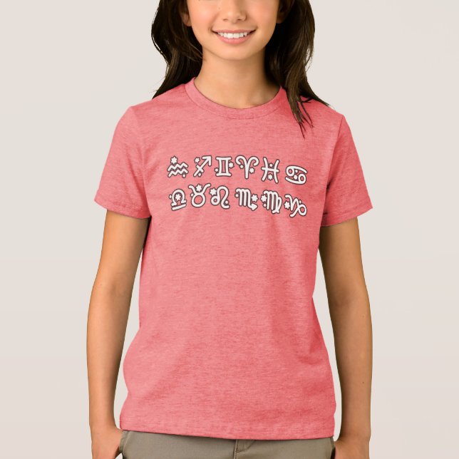 Camiseta Triblenda Signos del Zodiaco (Anverso)