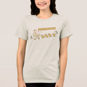 Camiseta Triblenda Sigue a la familia Mama Cute Duck