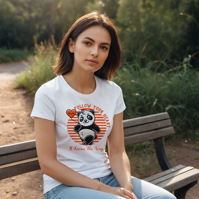 Camiseta Triblenda Sigue tu gráfico motivacional de Heart Panda (Subido por el creador)