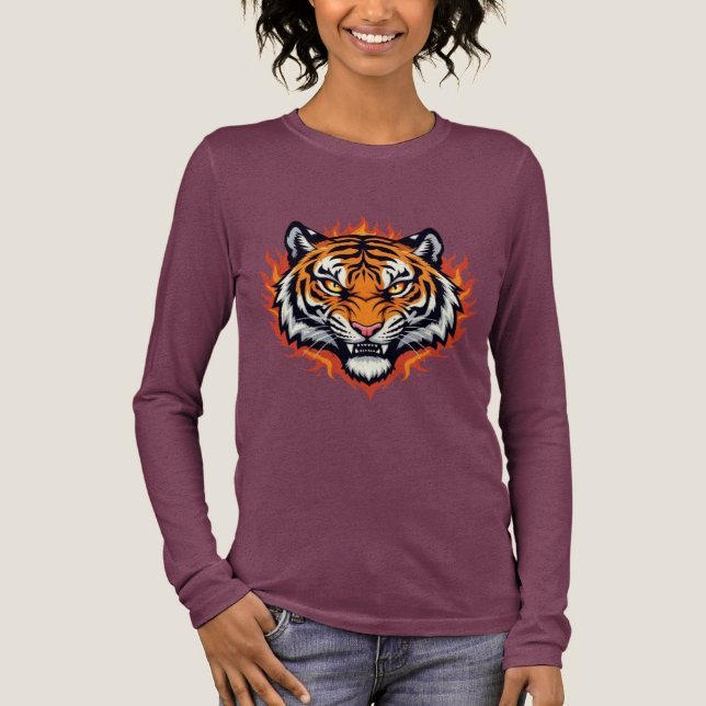 Camiseta Triblenda Silent Tiger – Precision and Power (Anverso)