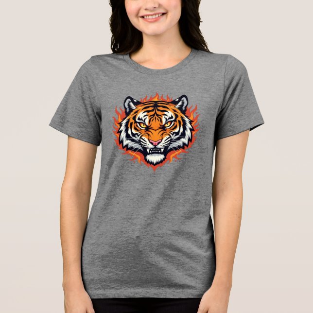 Camiseta Triblenda Silent Tiger – Precision and Power (Anverso)