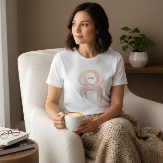 Camiseta Triblenda Silla de Abrazo de Apoyo de Acuarela Abstracta