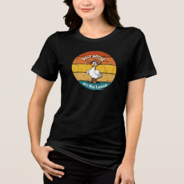Camiseta Triblenda Silly Goose on the Loose – Cowboy Goose Funny West