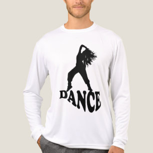Camiseta Triblenda Silueta de bailarín de Hip Hop Baile