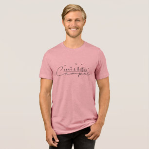 Camiseta Triblenda Silueta de Campista Feliz