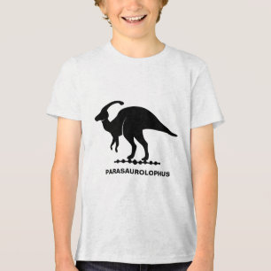 Camiseta Triblenda Silueta de dinosaurio Parasaurolophus