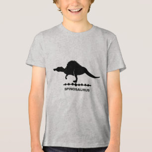 Camiseta Triblenda Silueta de dinosaurio Spinosaurus