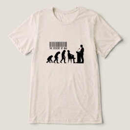 Camiseta Triblenda Silueta de político rojo satírico 