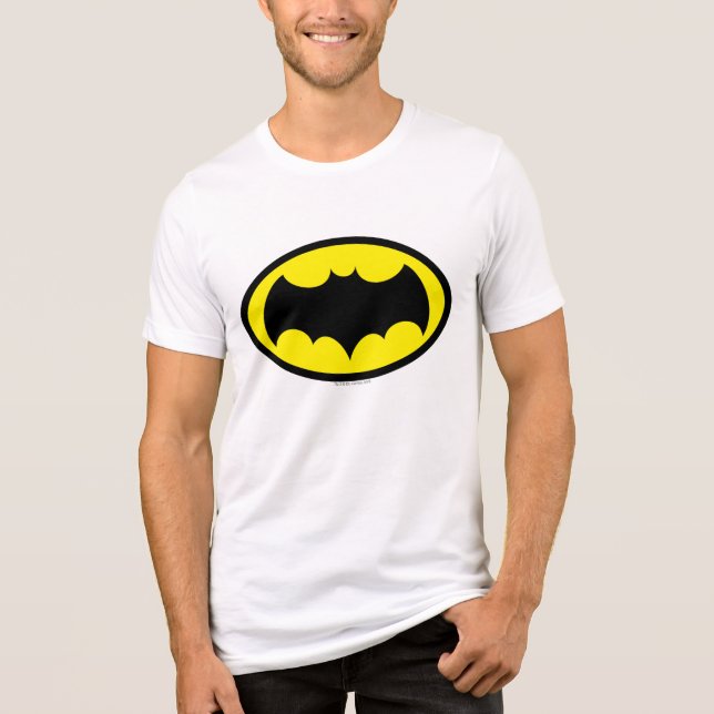 Camiseta Triblenda Símbolo de Batman (Anverso)