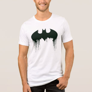 Camiseta Triblenda Símbolo de Batman Logo de Spraypaint