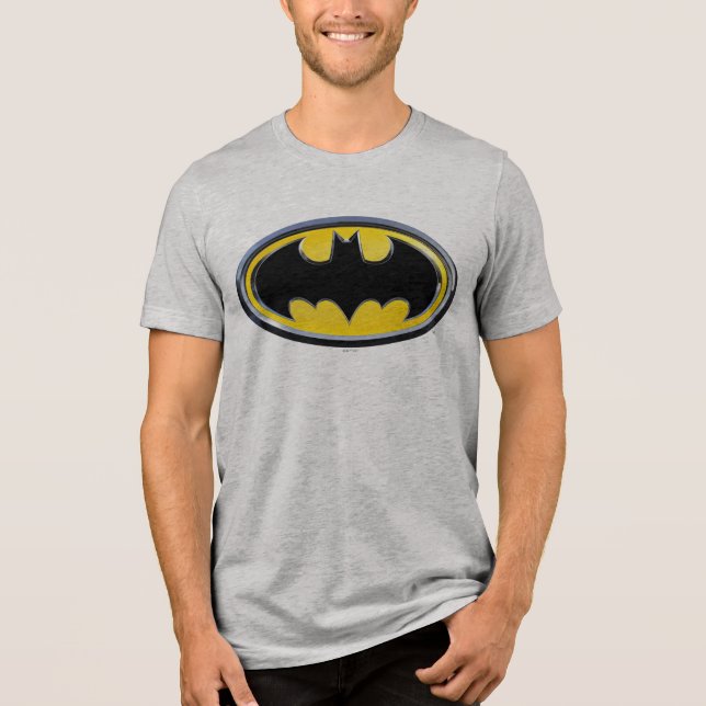 Camiseta Triblenda Símbolo de Batman | Logotipo clásico (Anverso)