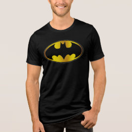 Camiseta Triblenda Símbolo de Batman | Logotipo de degradado ovalado