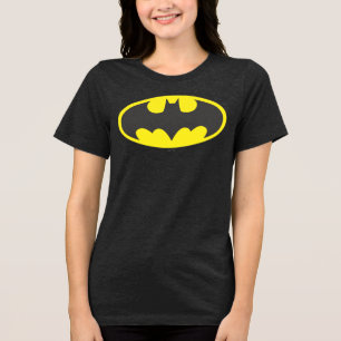 Camiseta Triblenda Símbolo de Batman   Logotipo del Óvalo de Bat