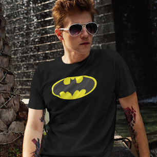 Camiseta Triblenda Símbolo de Batman   Logotipo del Óvalo de Bat