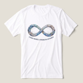 Camiseta Triblenda Símbolo de Infinito Caos Cableado Fuerza Geométric