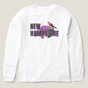 Camiseta Triblenda Símbolos del estado de New Hampshire, pinzón púrpu