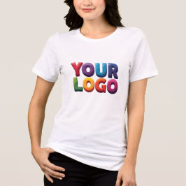 Camiseta Triblenda Simple Custom Logo and Text Business