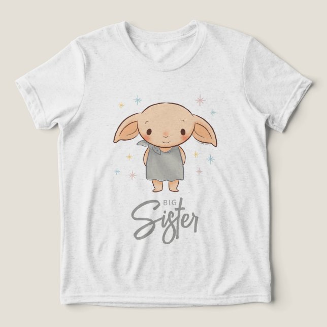 Camiseta Triblenda Simple Harry Potter - Dobby Baby Shower (Diseño delantero )
