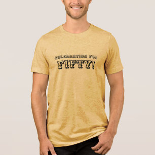 Camiseta Triblenda Simplemente Celebración Por Cincuenta