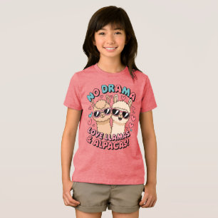 Camiseta Triblenda ¡Sin Drama, Amor Llamas y Alpacas!