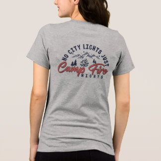 Camiseta Triblenda Sin luces de la ciudad, solo noches de fuego