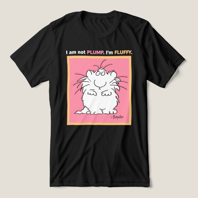 Camiseta Triblenda SIN PLUMP, FLUFFY Boynton (Diseño delantero )