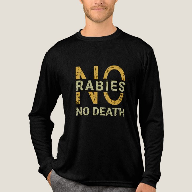 Camiseta Triblenda Sin Rabia Sin Conciencia De Muerte Texto Molesto (Anverso)
