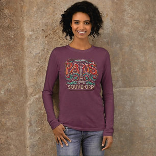 Camiseta Triblenda Sinfonía de amor de sangre parisina de manga larga