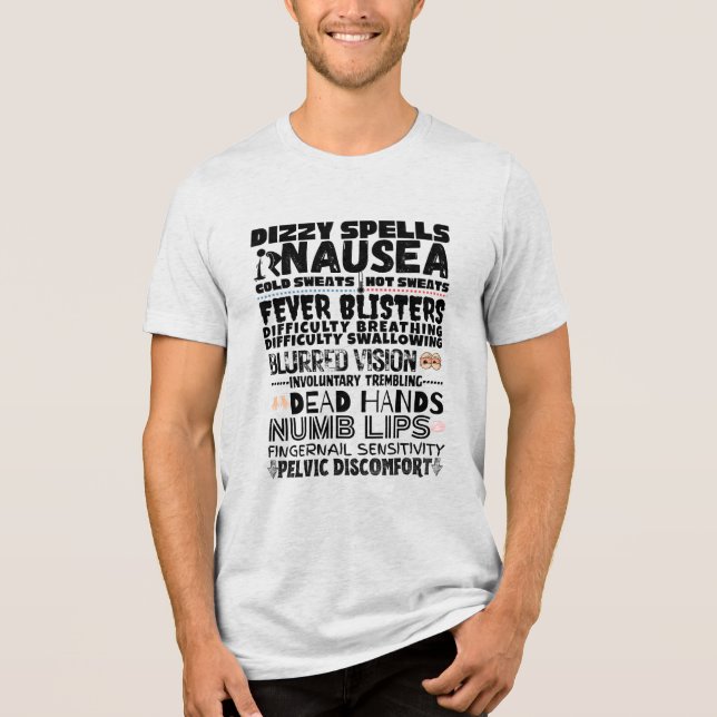 Camiseta Triblenda Síntomas de Bob (Anverso)